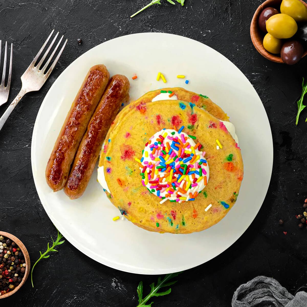 Funfetti Protein Pancakes