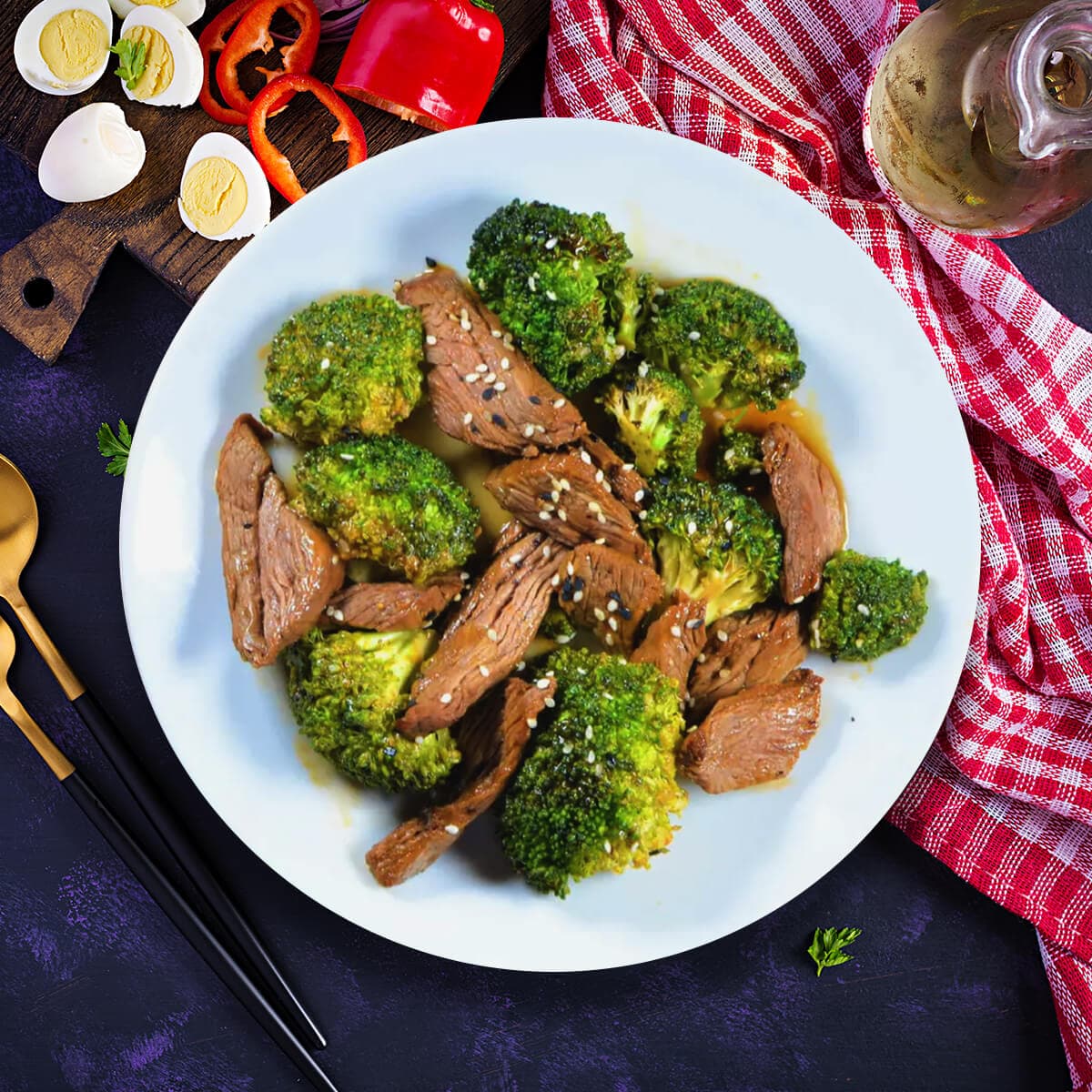Sesame Beef Stir Fry