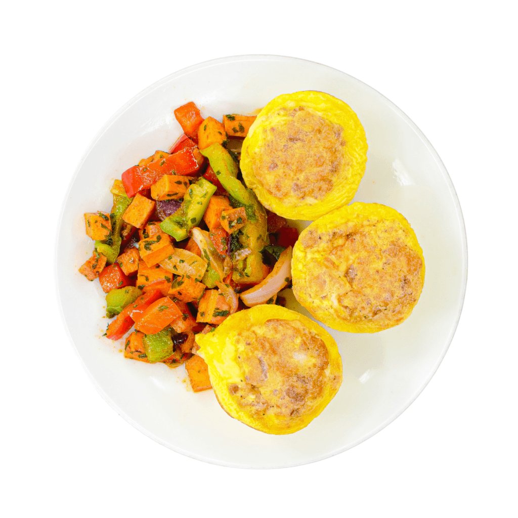 Turkey Bacon, Potato, Cheddar Quiche